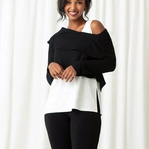 Sympli sweater topper size small